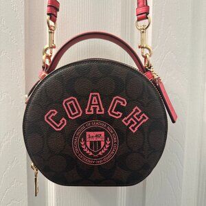 Coach Varsity Canteen Crossbody, Signature Canvas NWOT